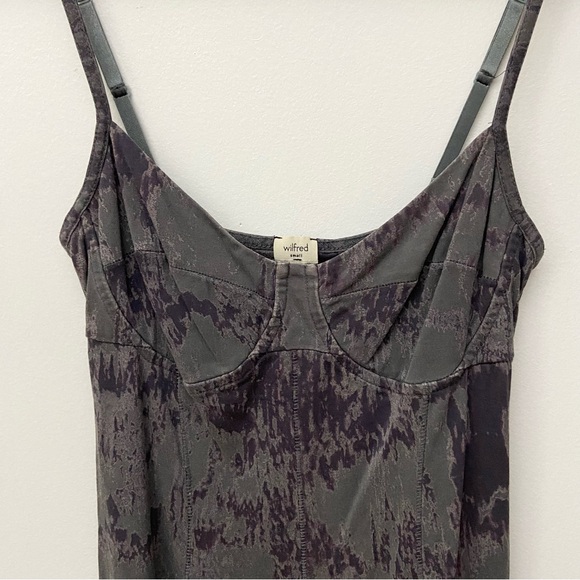 Aritzia Wilfred Gray/Purple Bustier Cami Tank Top - Picture 2 of 6